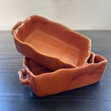 Pair of gratin dishes