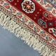 Tapis Kilim rouge style vintage en laine tissée à plat à la main, style tribal, 167 x 108 cm