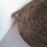 Old straw basket