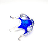 Hospodka Chřibská Crystal Bohême Blue Cobalt and Opaline Cup Circa 60