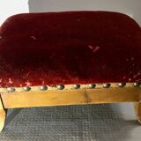 Velvet footrest