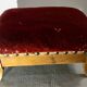 Repose-pied velours