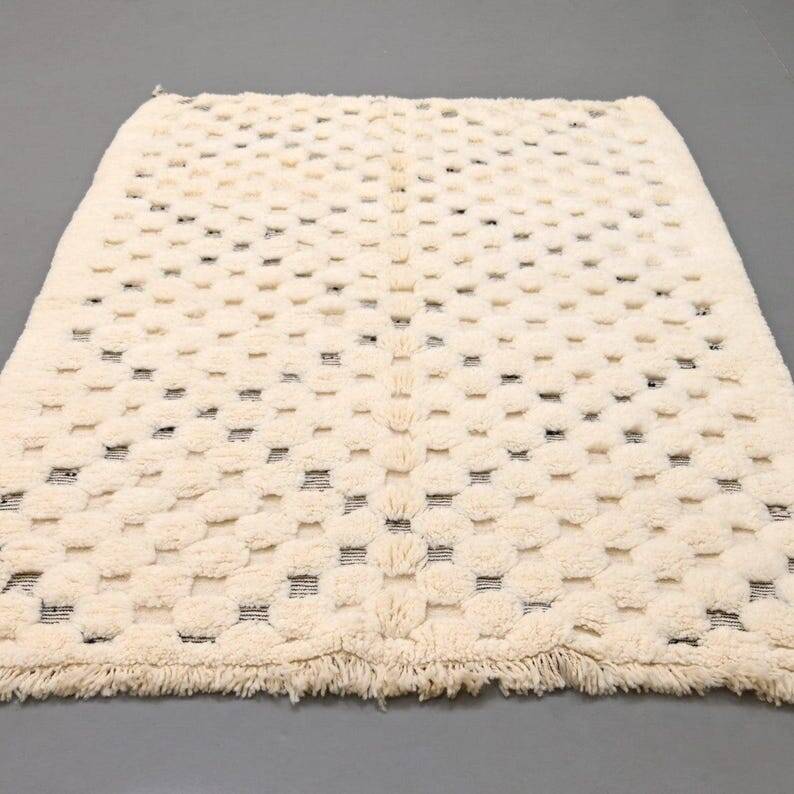 Checkered Beni Mrirt Rug