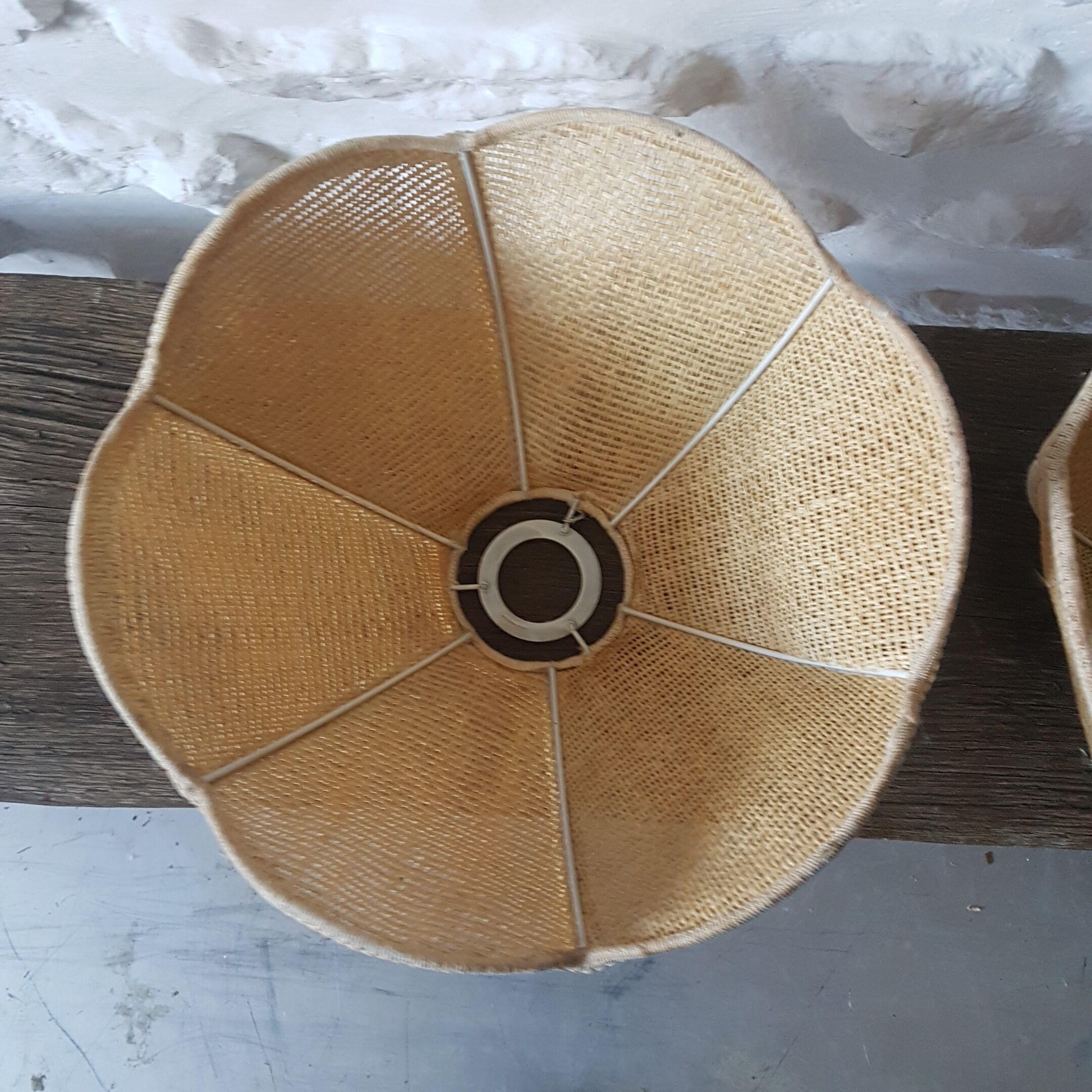 Aerial vintage lampshade