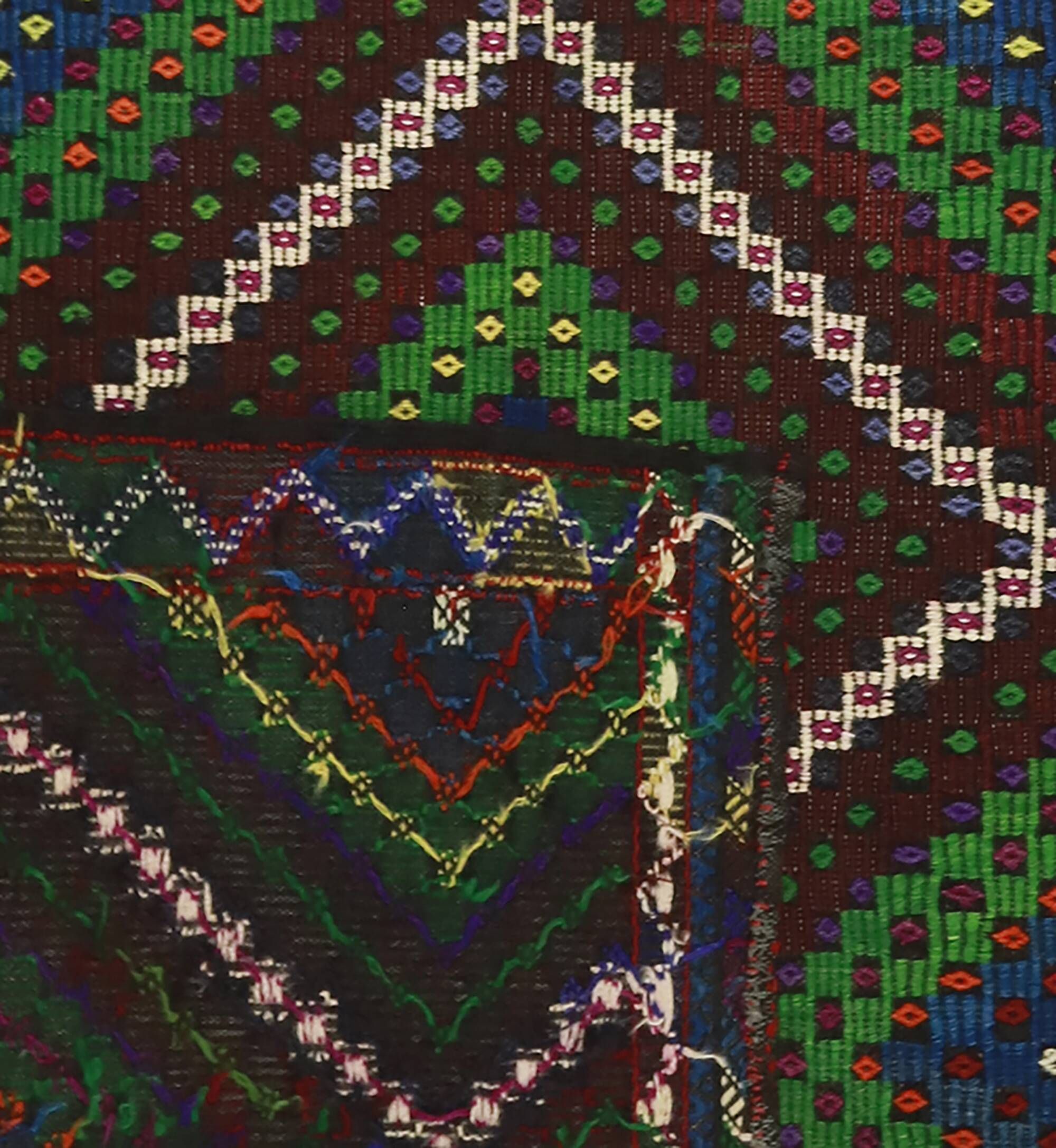 Grand Turkish Kilim Anatolia 196x326 cm Geometric Vintage Handwoven