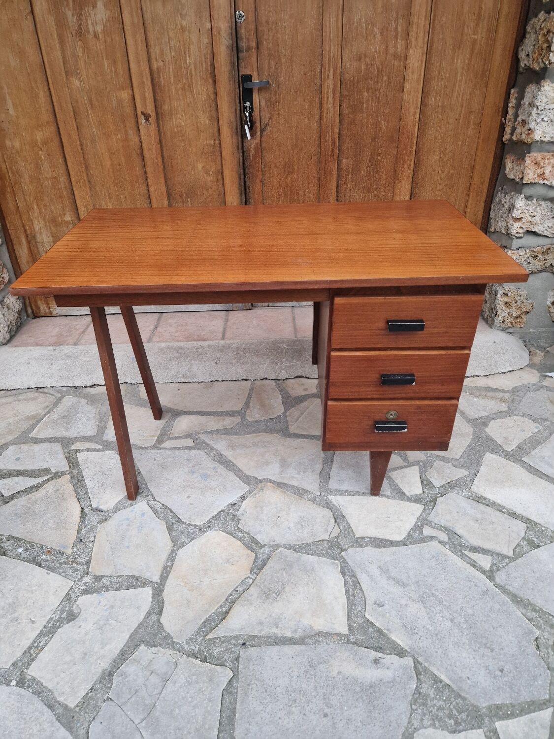Vintage Scandinavian Spirol desk