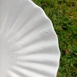 Retro ceramic shell soap dish set