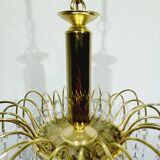 murano and crystal drops chandelier