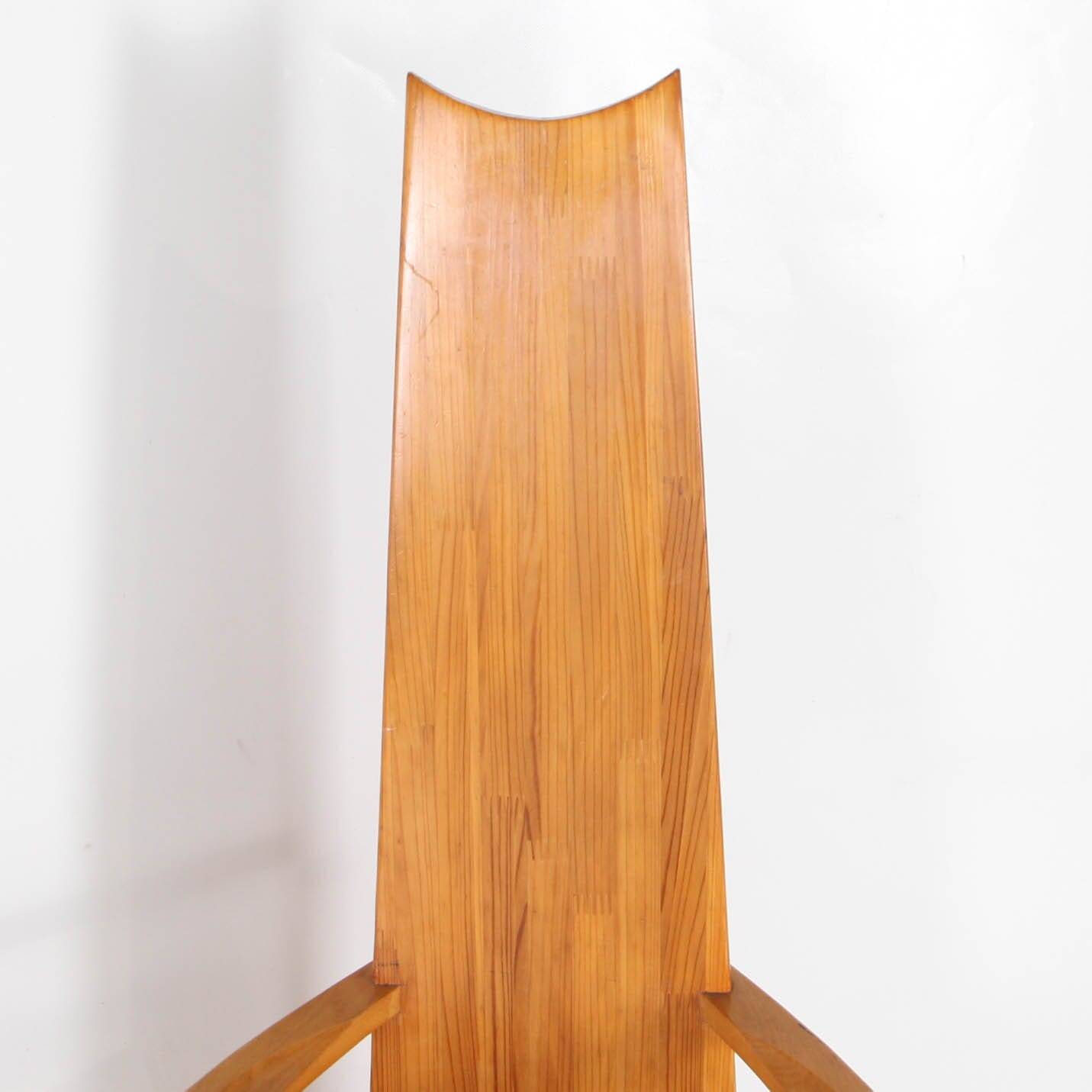 Pair of Japanese armchairs