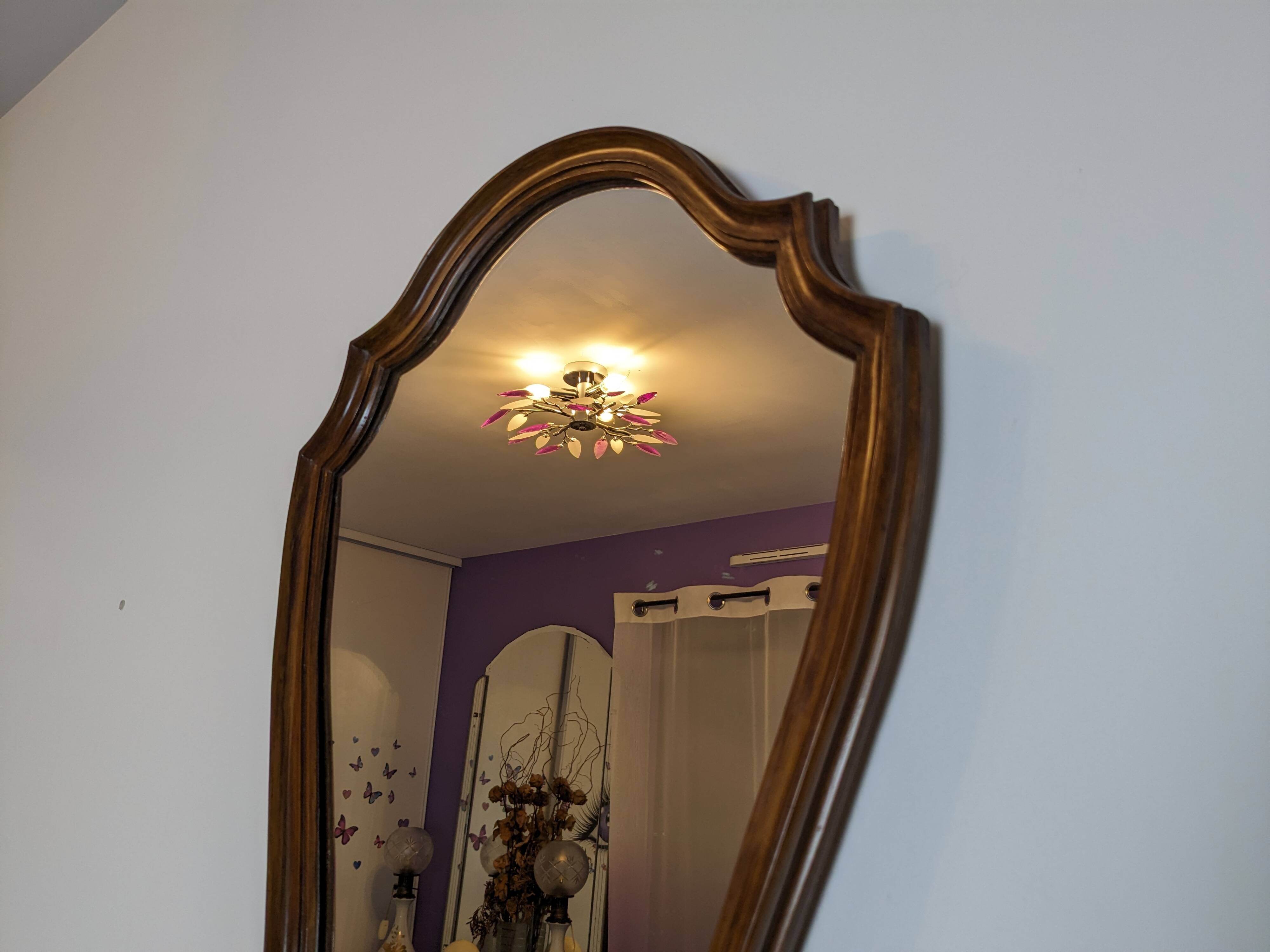 Vintage baroque mirror 55 x 35 cm