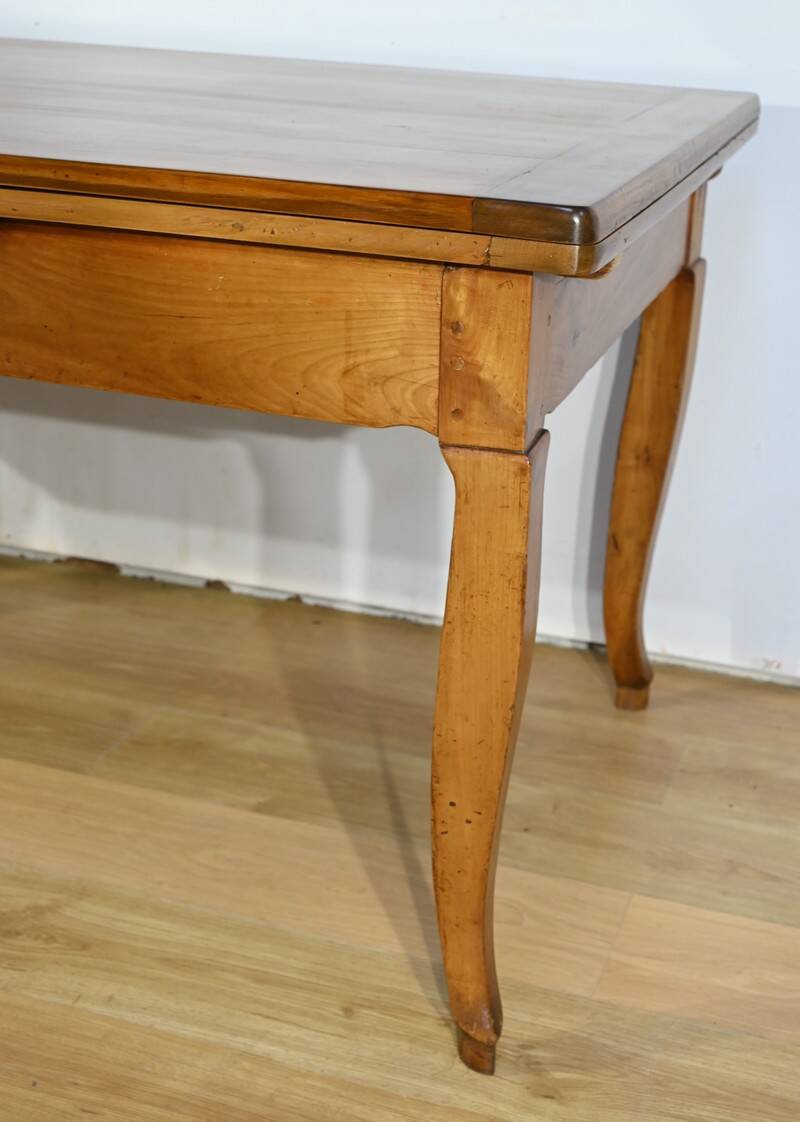 Regional Cherry Wood Table, Louis XV style – Mid-19th century