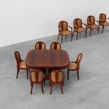 Art Deco Extendable Dining Table by De Coene, Belgium 1935