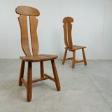 Set of 5 dining chairs by Depuydt Belgium1960s