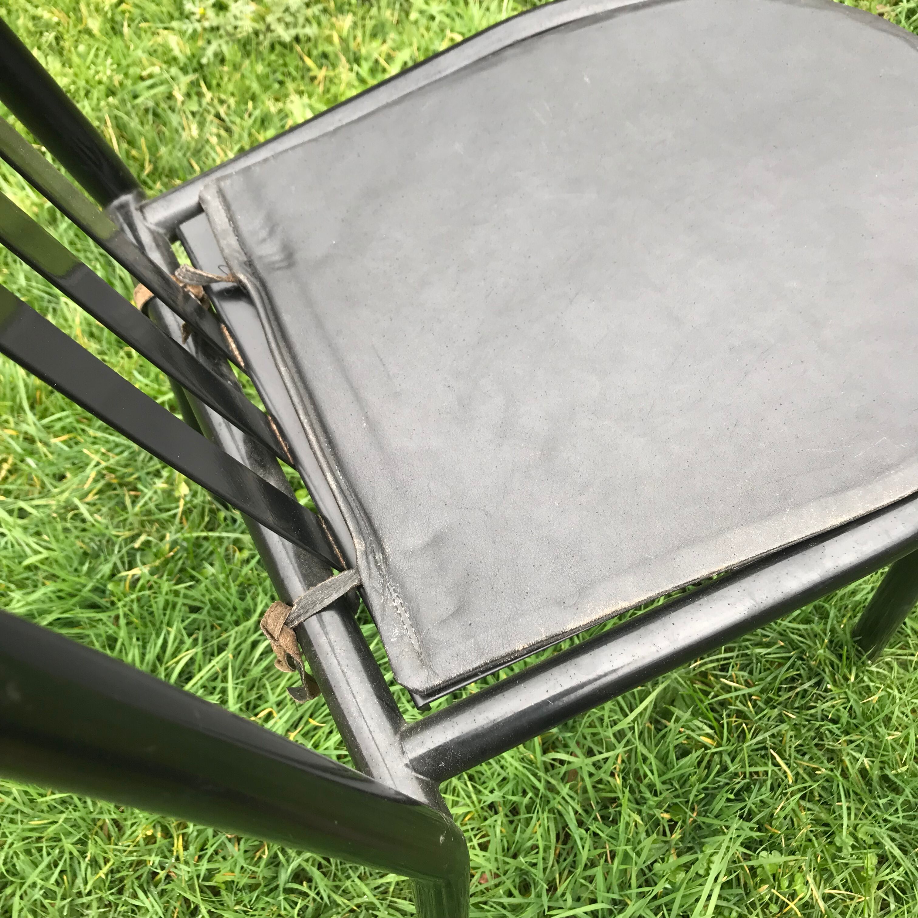 Set of 6 chairs Mallet Stevens model 222 vintage 1980