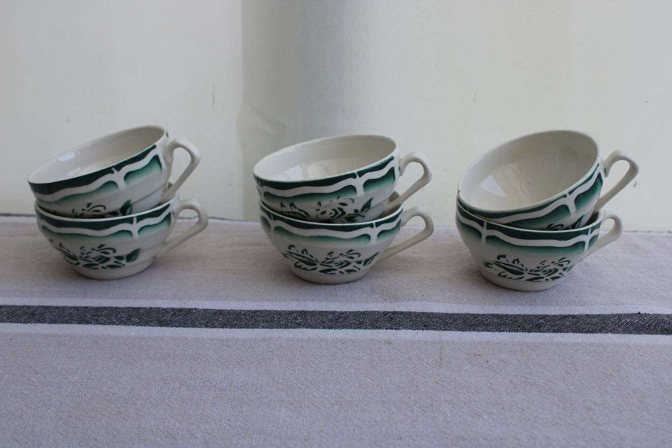 Set of 6 coffee cups