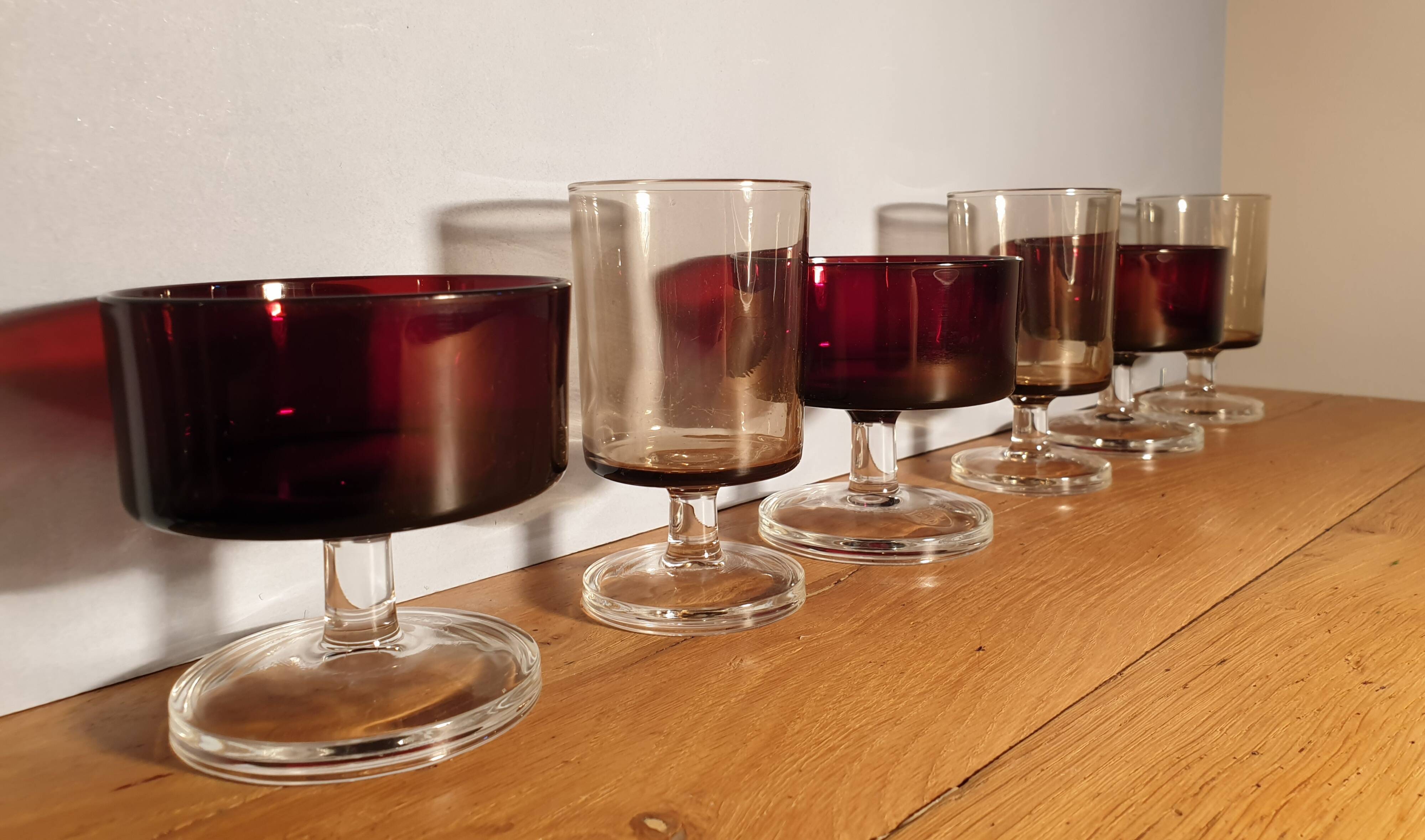 Set glasses and cups 1970