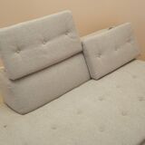 Beige sofa, Italian design, 1980s, made in Italy