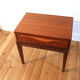 Scandinavian bedside table vintage teak 1960