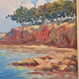 Elie Déchelle (1874-1937) - Oil on canvas - Landscape in Corsica - Signed