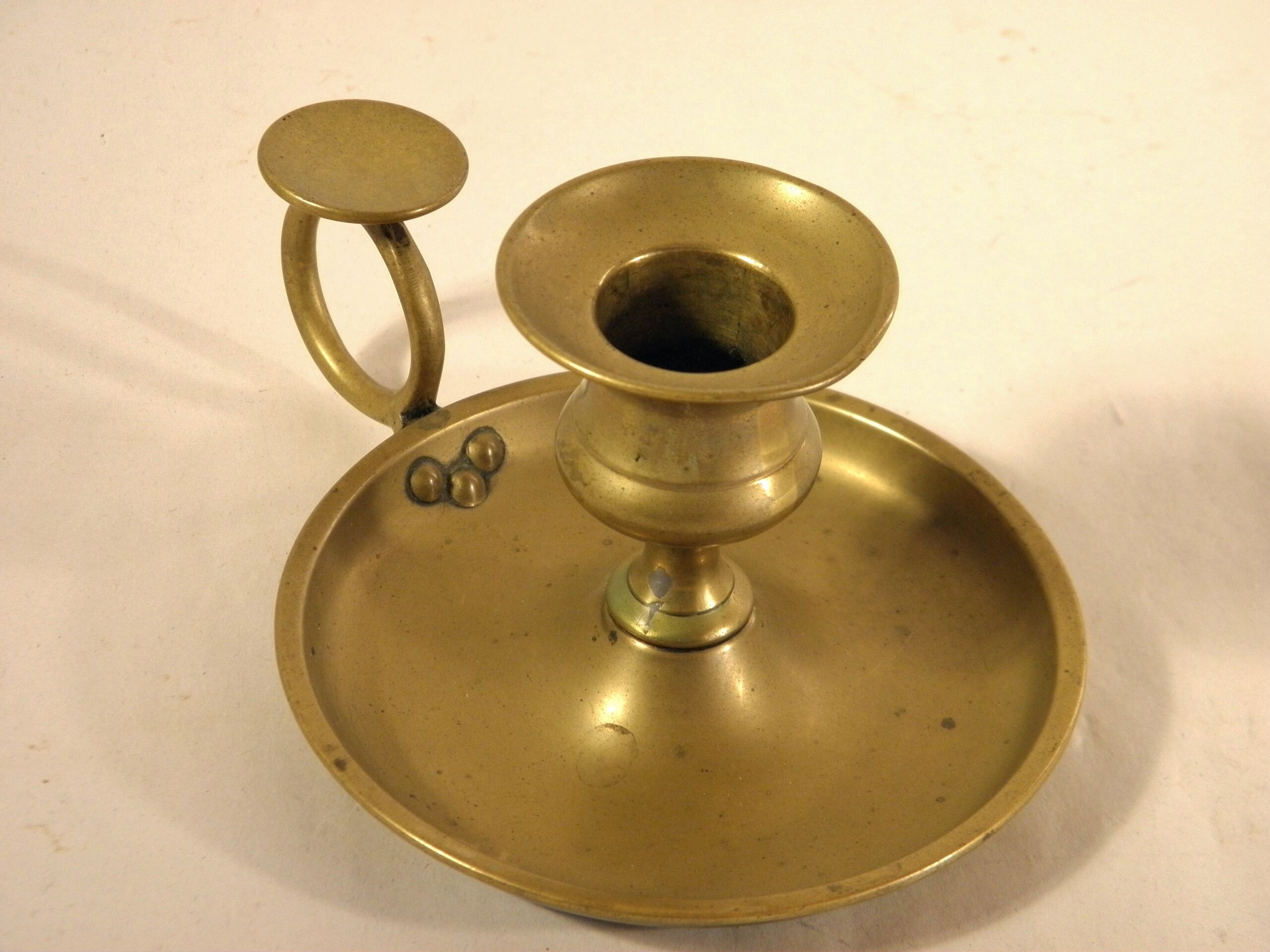 Brass candle holder