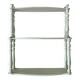 Étagère murale 3 tablettes en bois bleu ciel