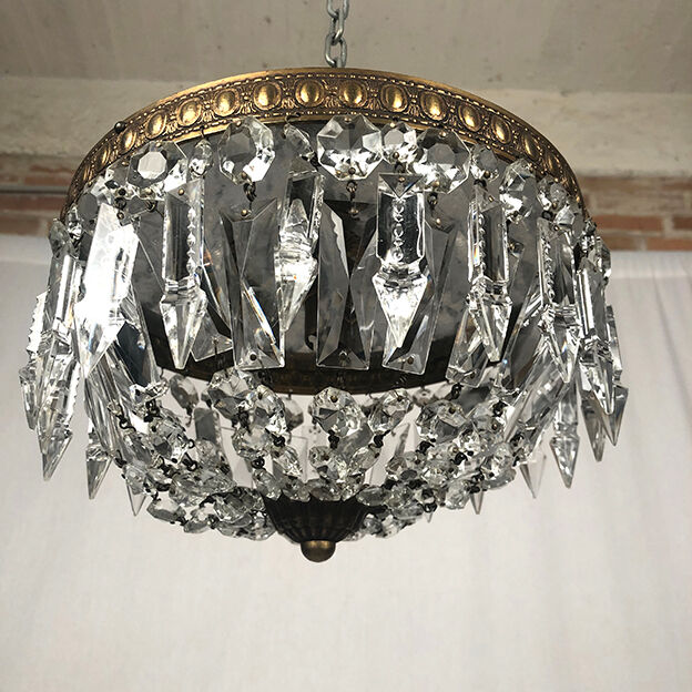 Louis XVI style tassel ceiling lamp