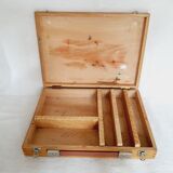 Pencil and vintage paint malette