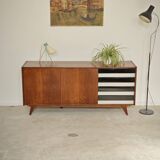 Black and white U 460 sideboard by Jiri Jiroutek for Interier Praha 1960