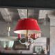 Suspension hot water bottle 3 lights, ceiling lamp, chandelier, vintage ceiling light