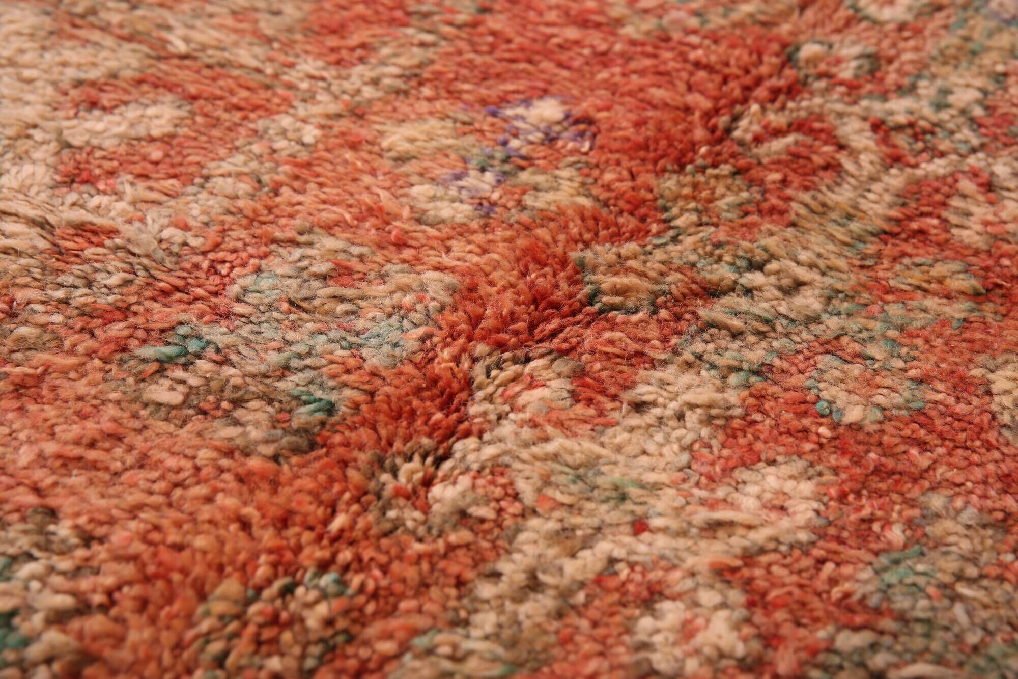 Vintage Moroccan Wool Rug 169 x 280 cm, Berber Handmade Rug Bohemian Style