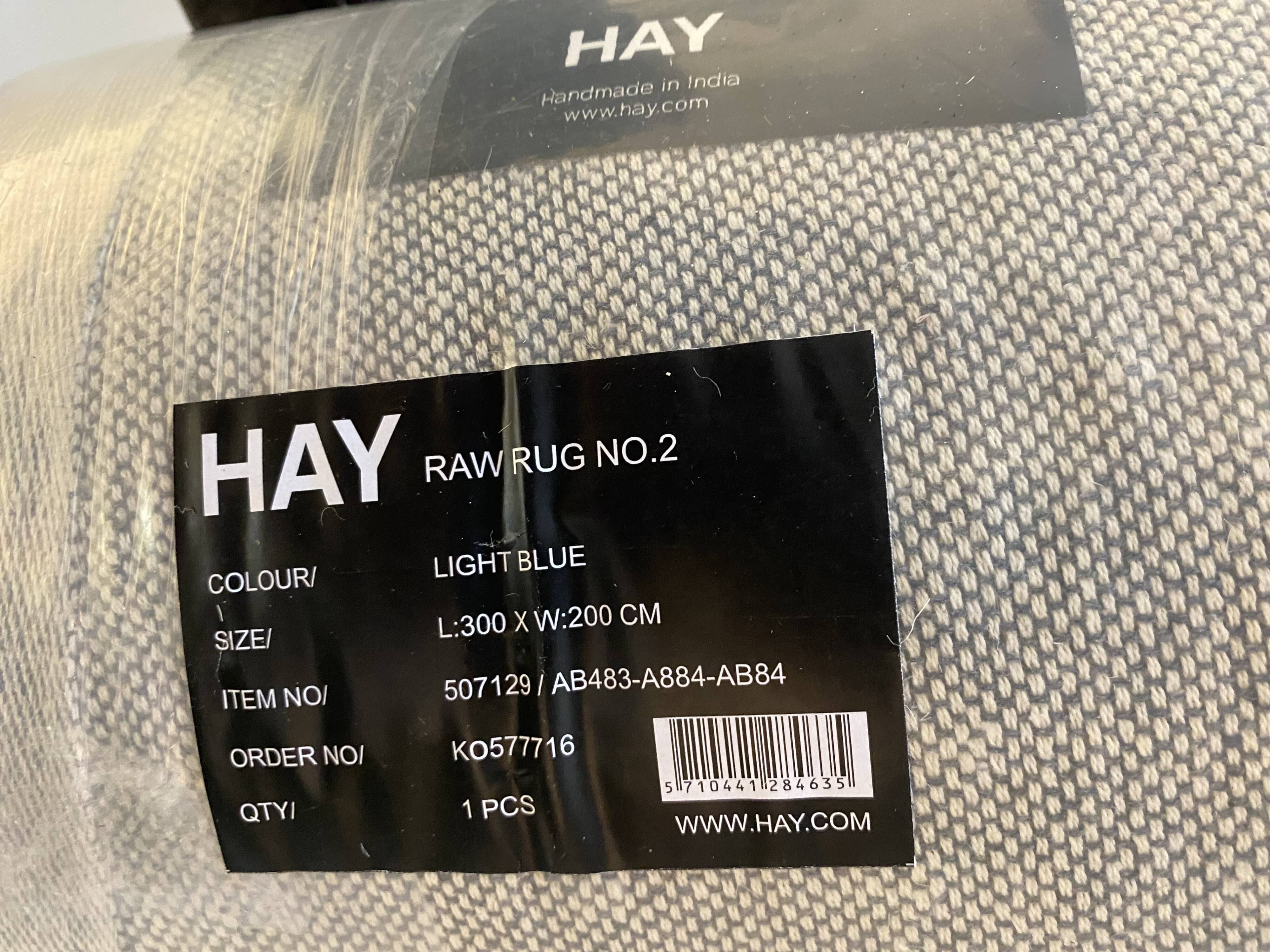 "Raw Rug" Rug No. 2 - Hay
