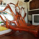 Root bench - Macka wood (collector's item)