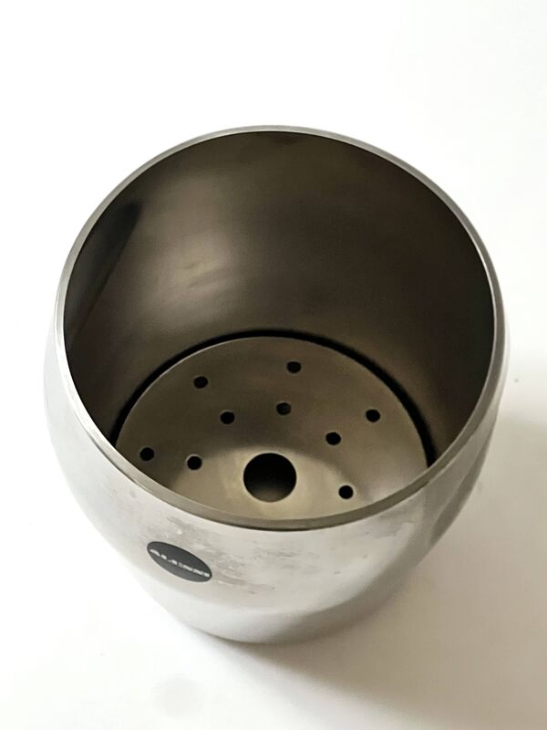 Carlo Mazzeri & Luigi Massoni pour Alessi, seau a galcon / vin design 1950