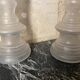 Pair of art deco candle holders