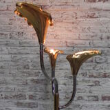Standing Italian Calla lily floor lamp