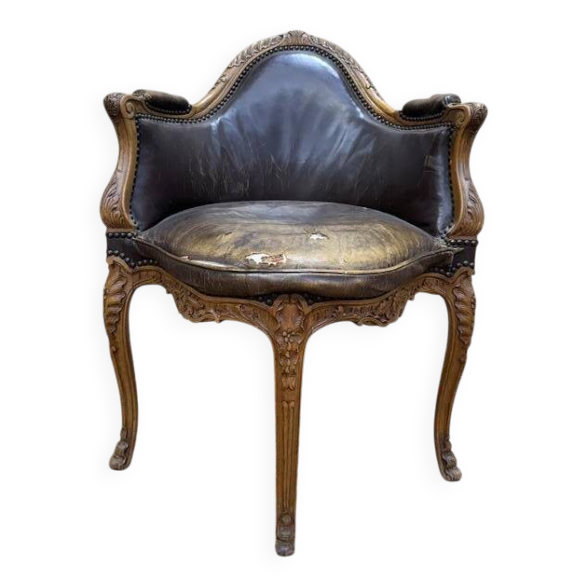 Fauteuil de bureau style Louis XV style "Couillard"