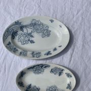 Two dishes of service model Floréal luneville K & G vintage and collector