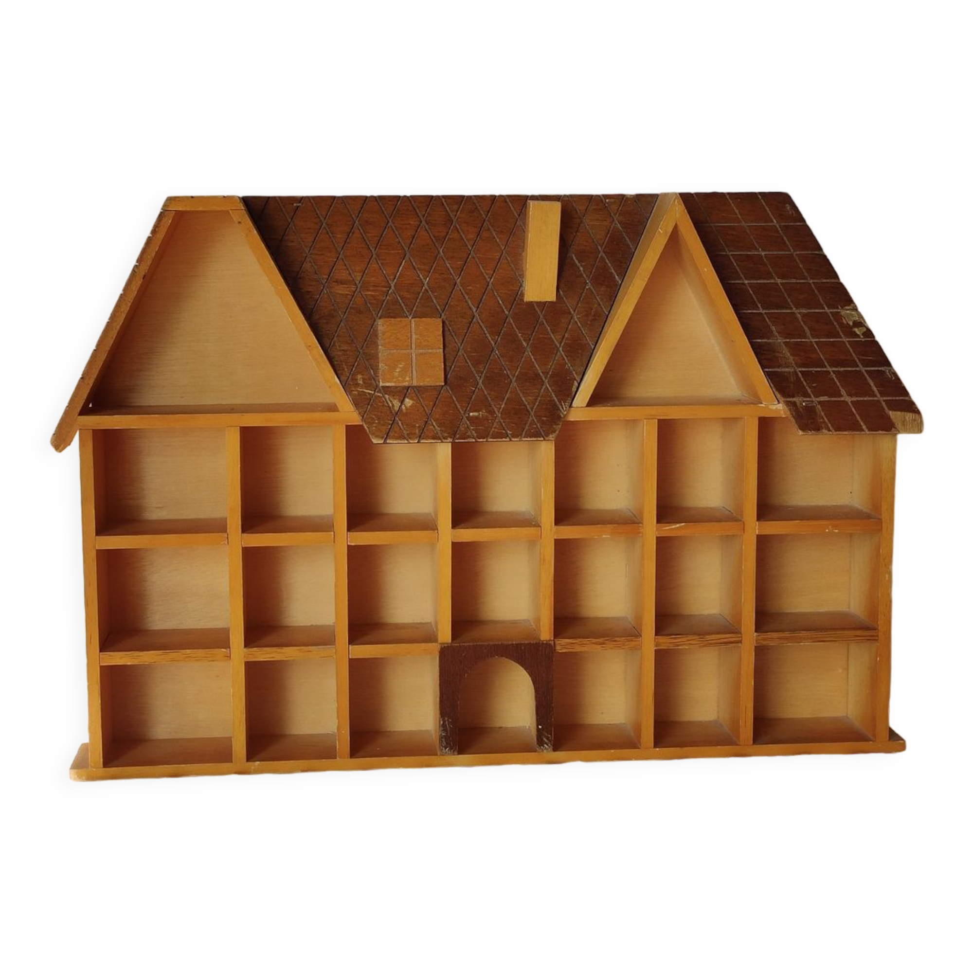 Vintage wooden house locker