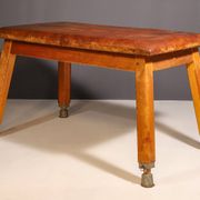 Gym bench vintage wood 1950s Czechoslovakia