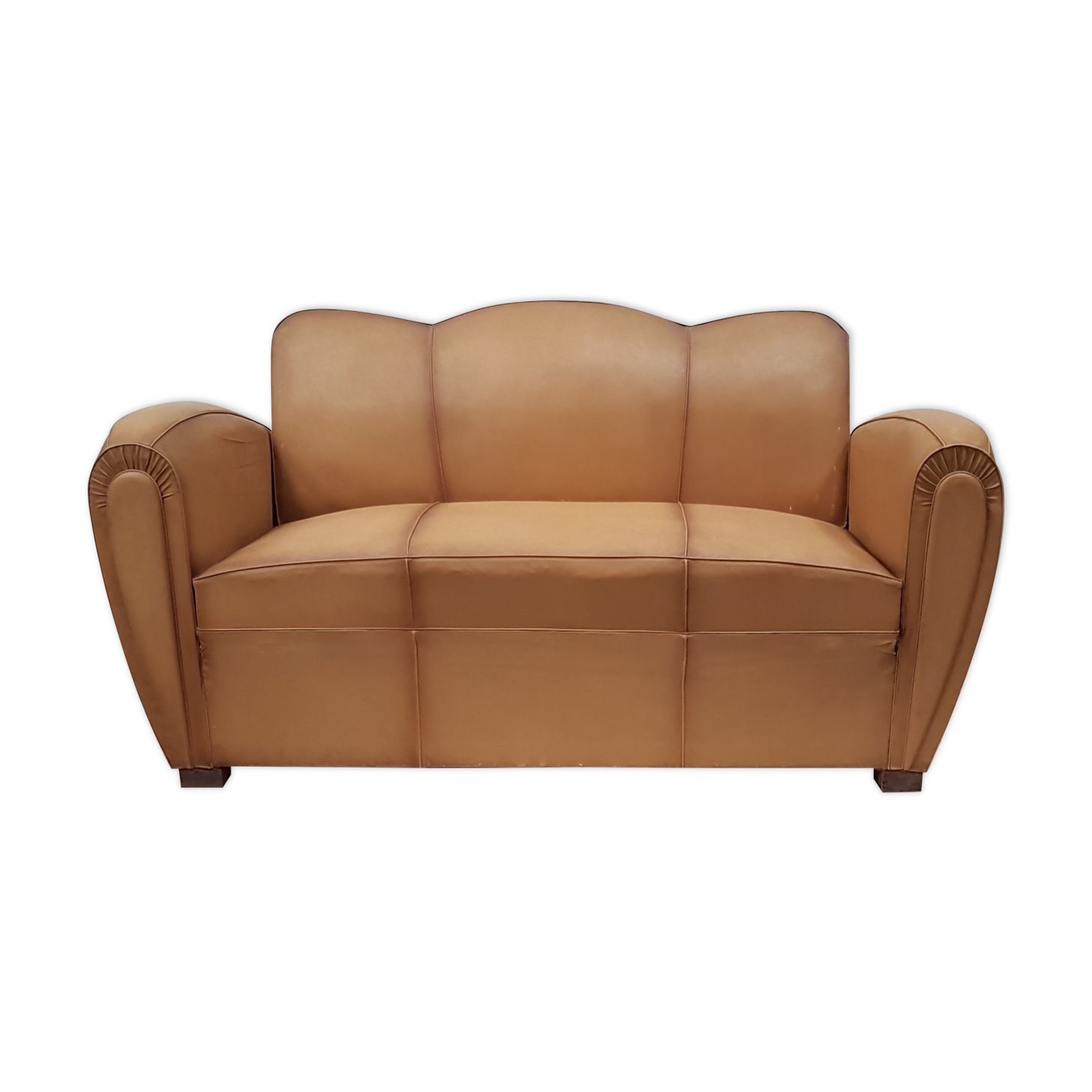Vintage convertible moustache club sofa