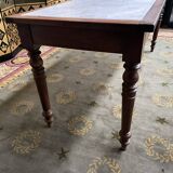 Louis Philippe marble farmhouse loom table