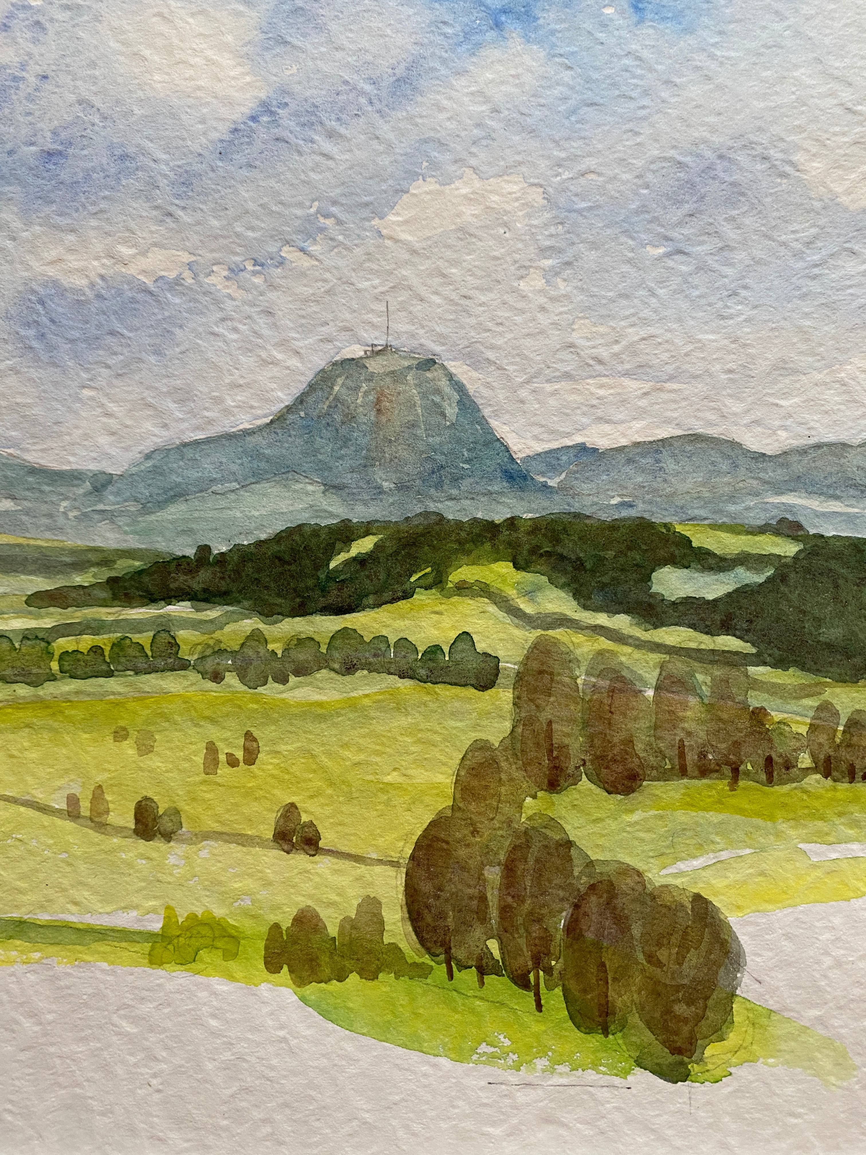 Painting "Puy de Dôme"