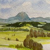 Painting "Puy de Dôme"