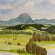 Painting "Puy de Dôme"
