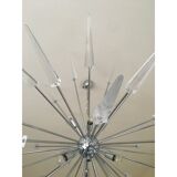 Lustre Spoutnik en verre de Murano italien