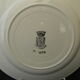 6 flat plates in earthenware from SAINT AMAND. Blue decoration.