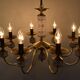 Mid-century Chandelier by Kamenicky Senov, Czechoslovakia, 1970's.