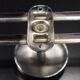 70s chrome wall coat rack