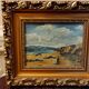 coastal painting oil on masonite