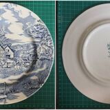 Set of 4 old plates